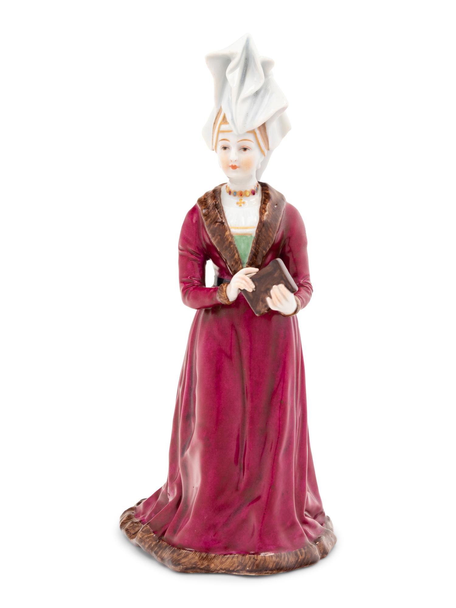 A Sèvres Style Porcelain Figure Depicting Ermengarde of Burgundy