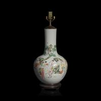A Chinese Porcelain Famille Rose 'Eight Immortals' Globular Vase, Late 19th/Early 20th Century — 晚清/民國 粉彩八仙圖天球瓶