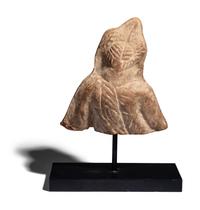 An Egyptian Terracotta Bust of Isis