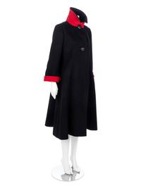 Two Designer Coats; One Yves Saint Laurent, One Pauline Trigère,