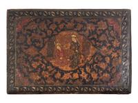 A Pair of Persian Lacquer Folio Covers