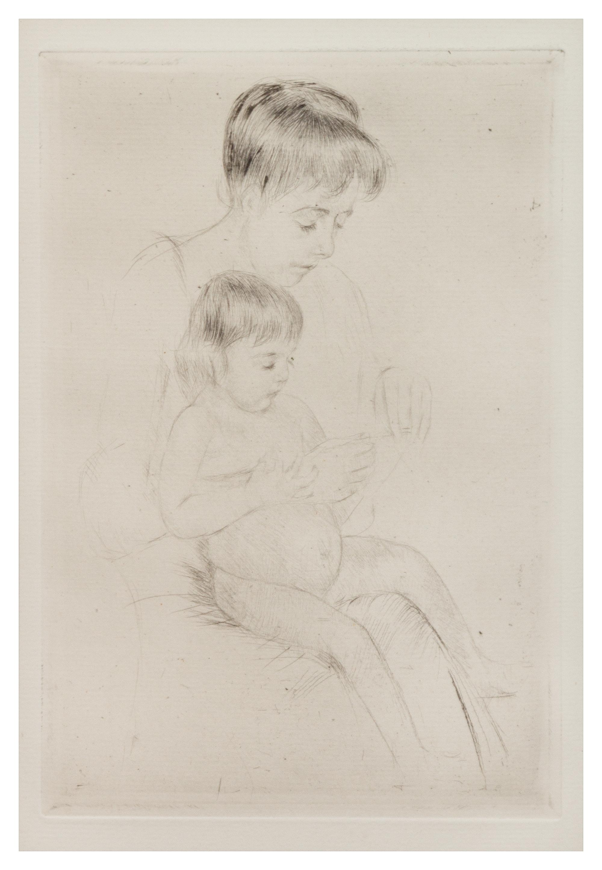 Mary Cassatt, (American, 1844-1926), The Manicure, c. 1908