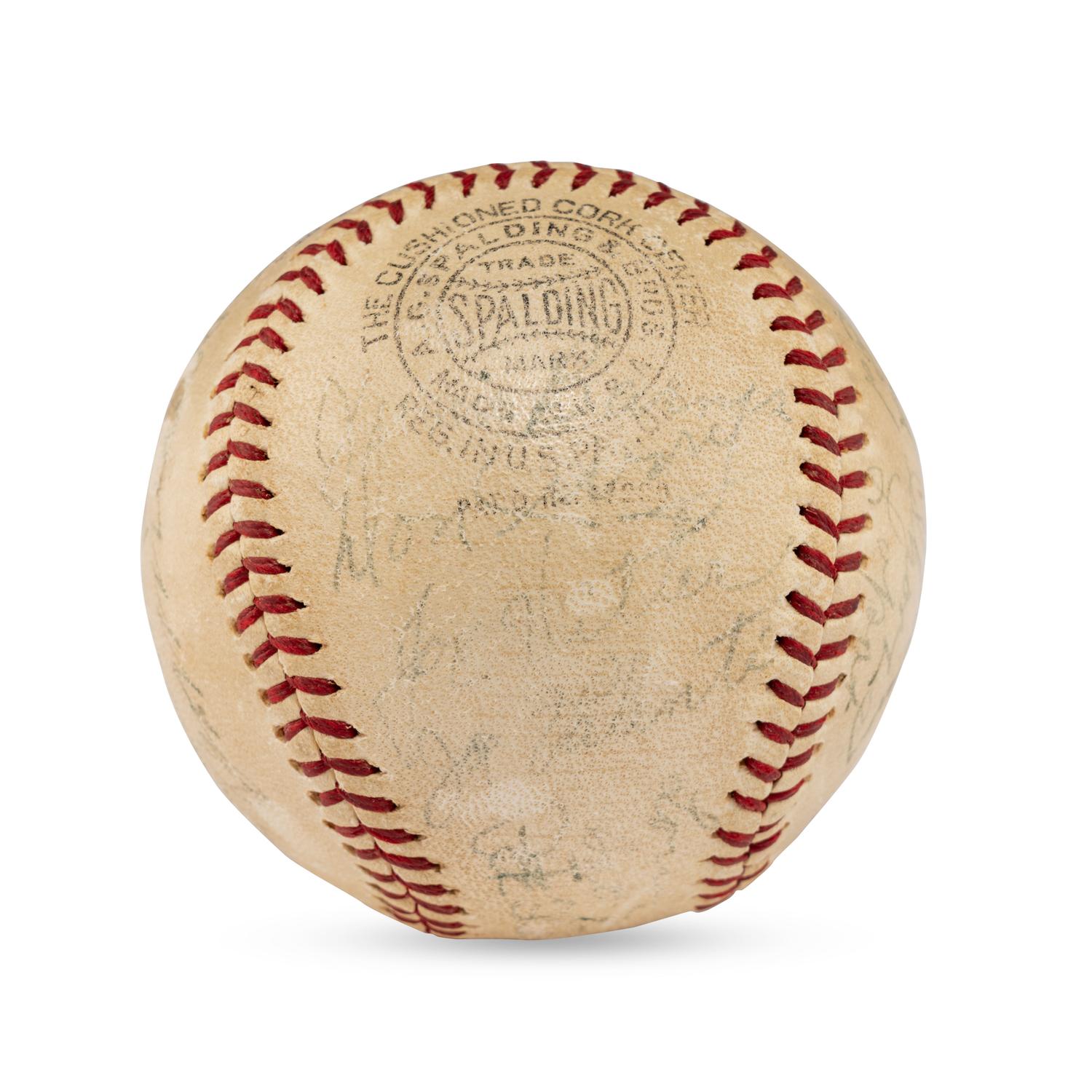 A 1938 Shreveport Sports Teams Signed Autograph Baseball