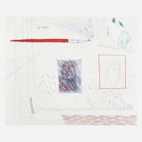 David Hockney (British, B. 1937) Etching is the Subject from The Blue Guitar