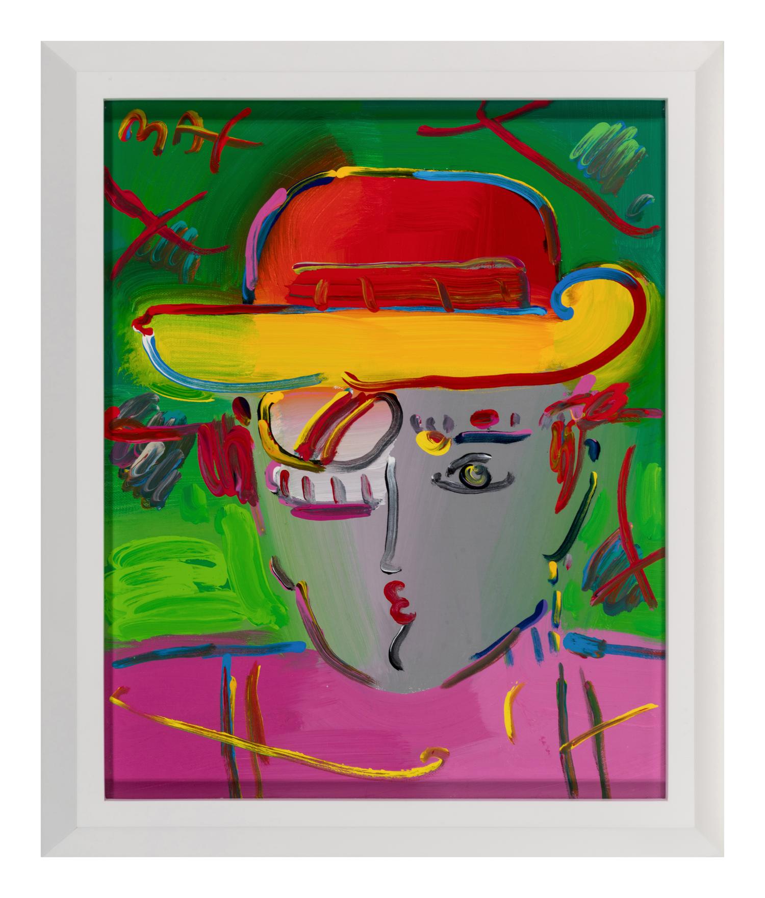 Zero Series, Version II, #4, 1990 and Man with Umbrella, 1988 (two works)