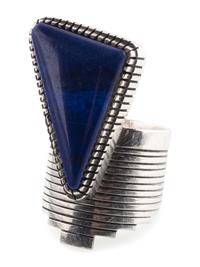 Silver and Lapis Ring