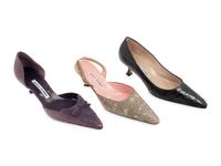 Three Pairs of Manolo Blahnik Exotic Skin Heels, 2000s