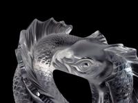 A Lalique Deux Poissons Sculpture