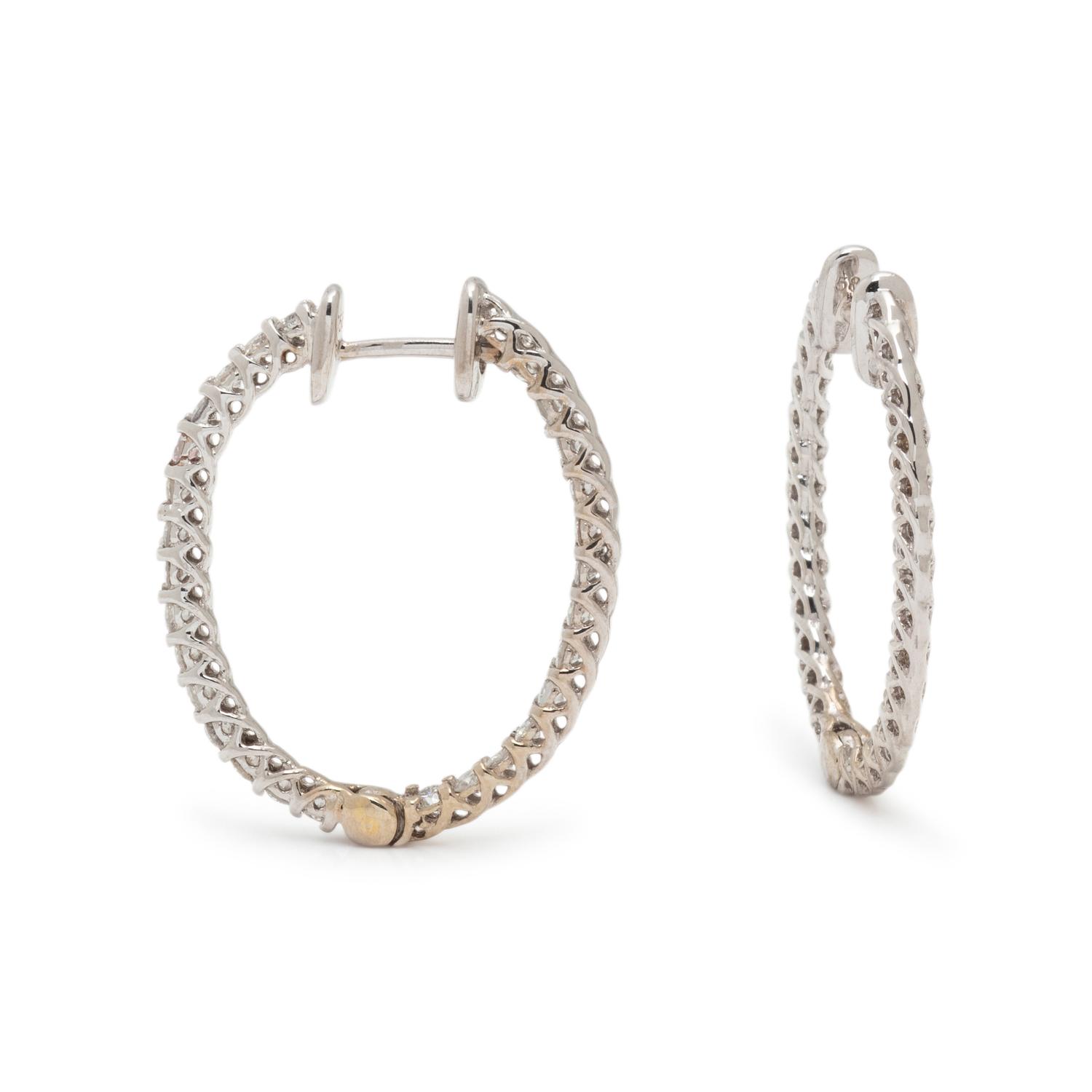 DIAMOND HOOP EARRINGS