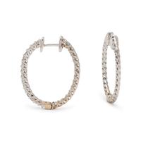 DIAMOND HOOP EARRINGS