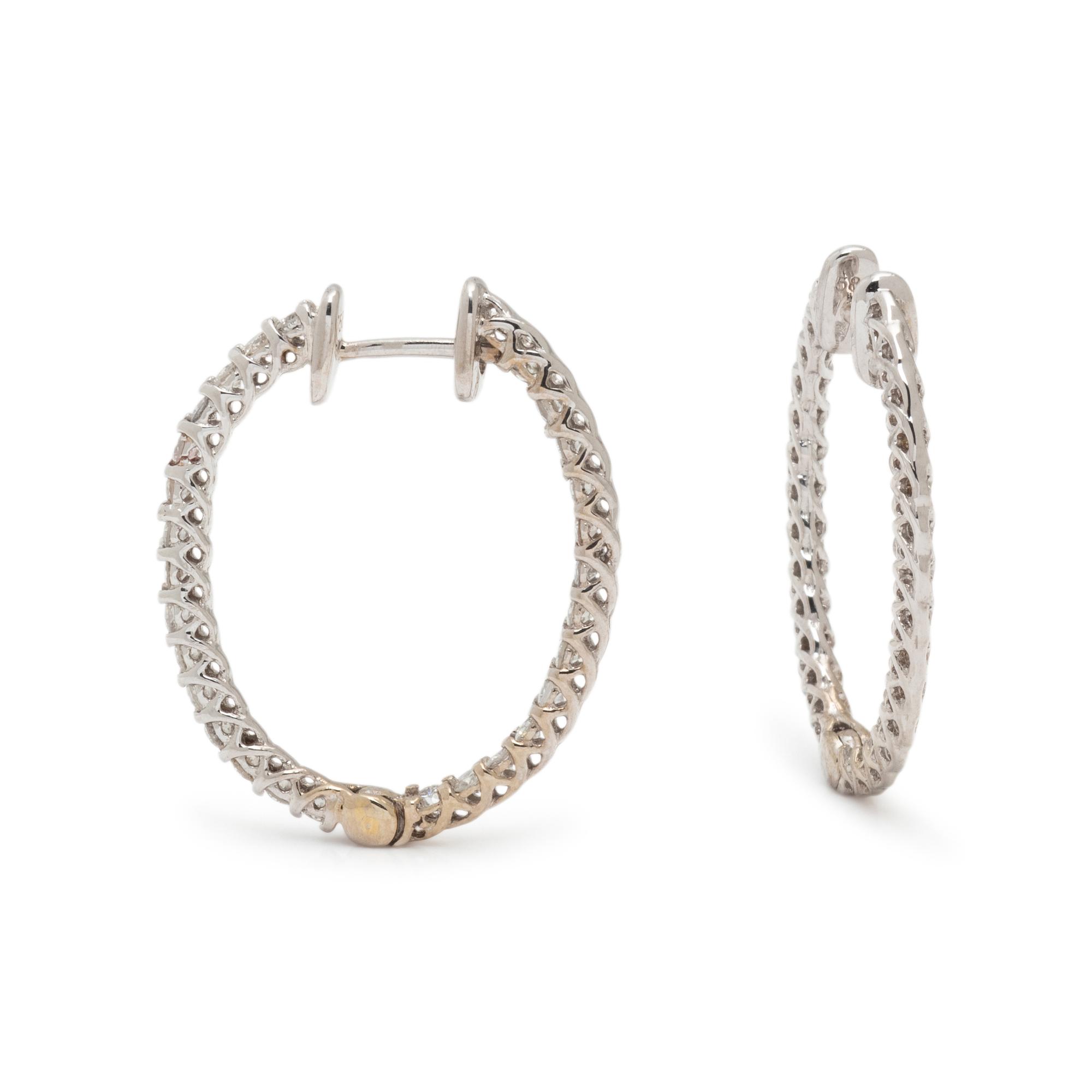DIAMOND HOOP EARRINGS