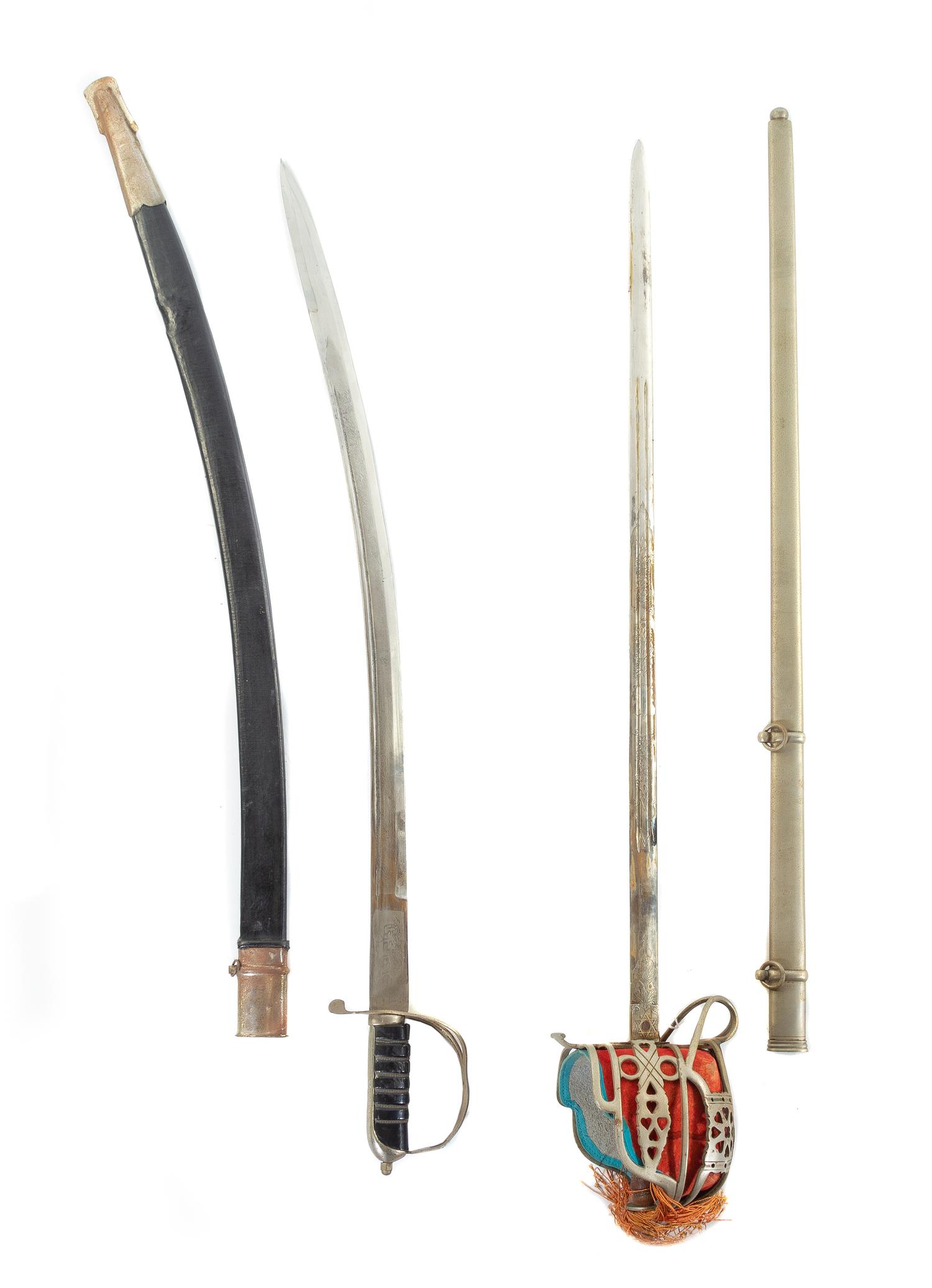 A Collection of Twelve Swords Length of longest 63 inches. — 18TH CENTURY AND LATER