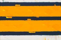 Richard Smith, (British, 1931-2016), Blue and Orange Stripes, 1996