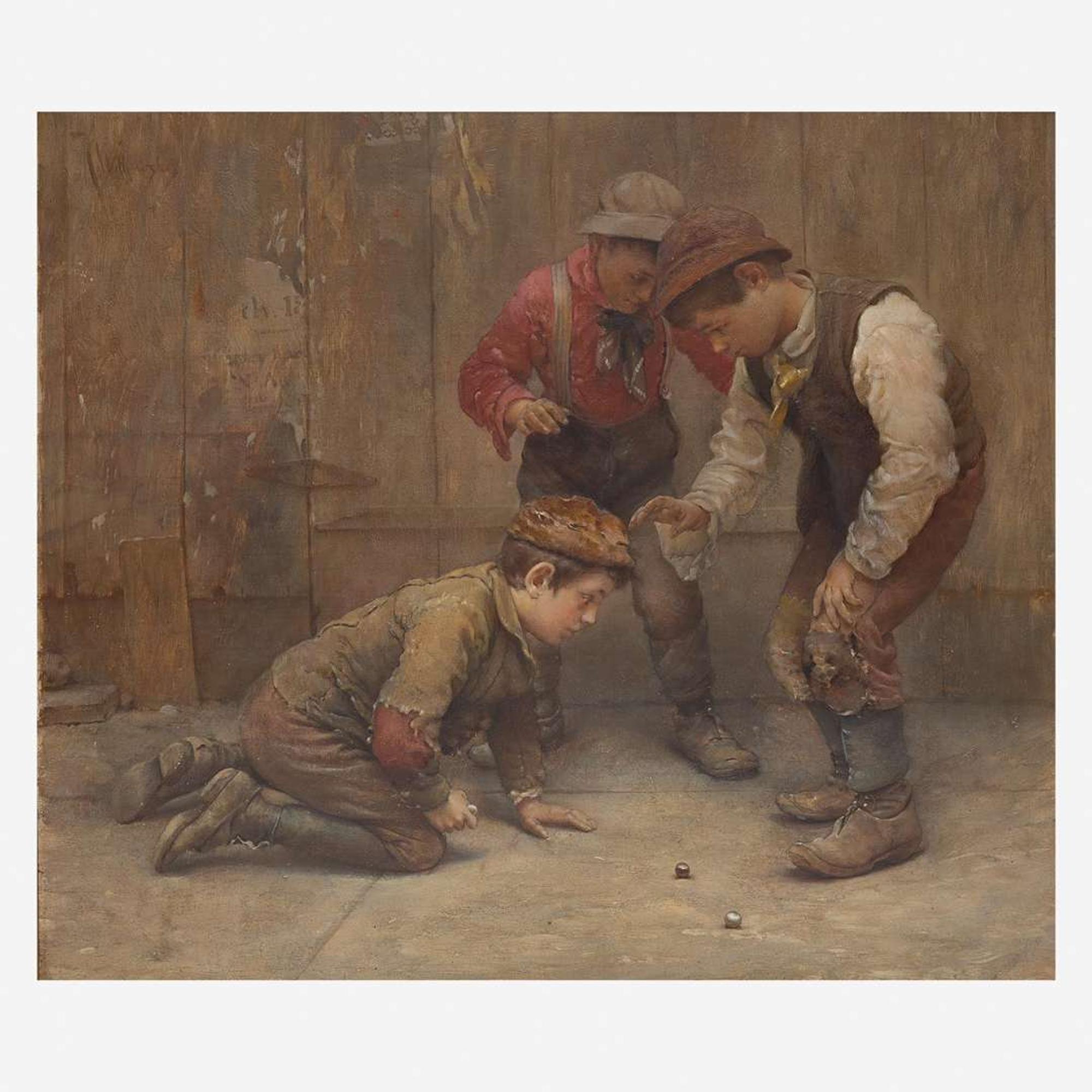 Karl Witkowski (American, 1860-1910) Knucks Down