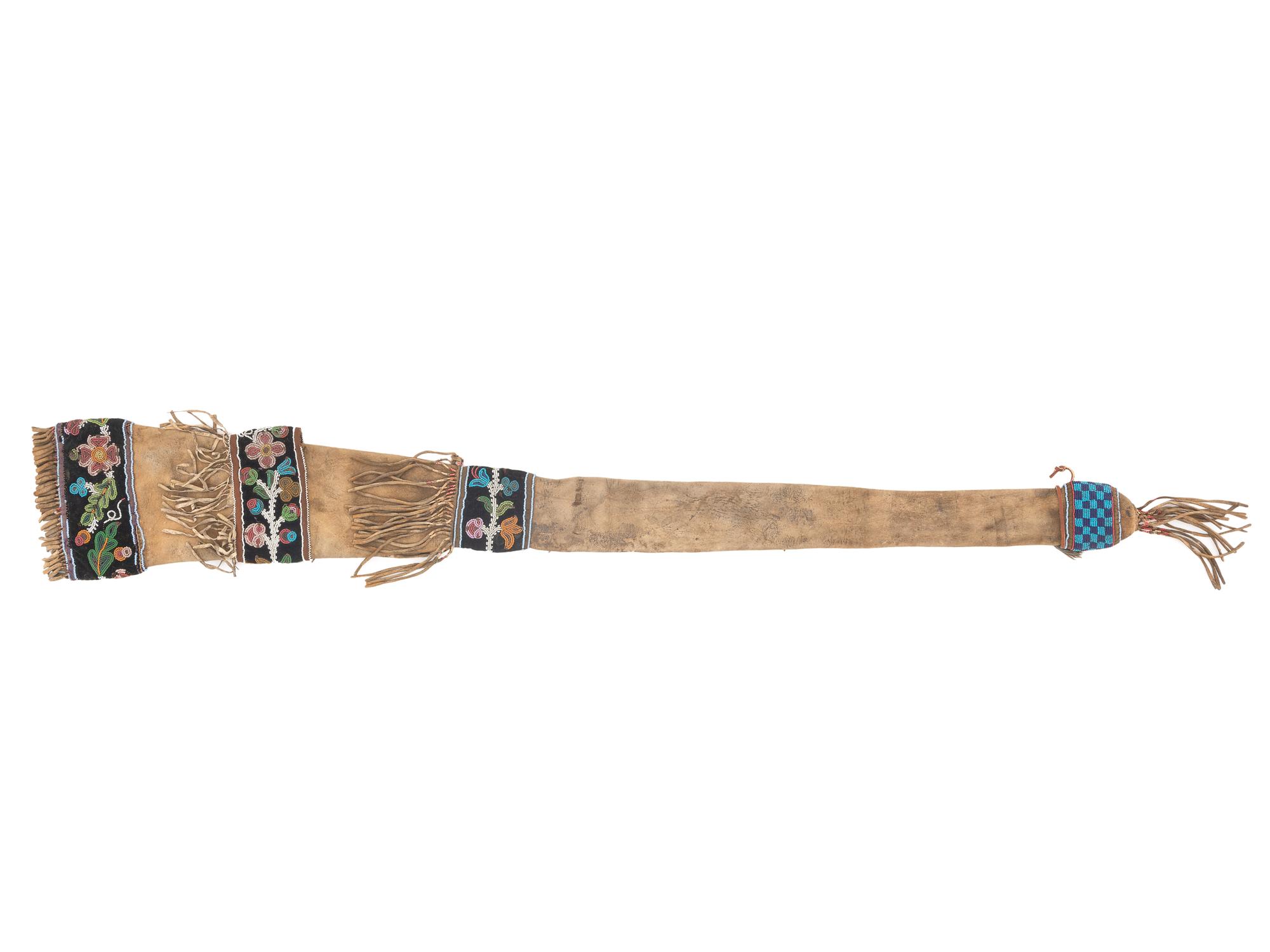 Athabaskan Beaded Moose Hide Rifle Scabbard