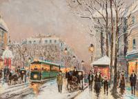 Two works: Parisian Street Scenes
