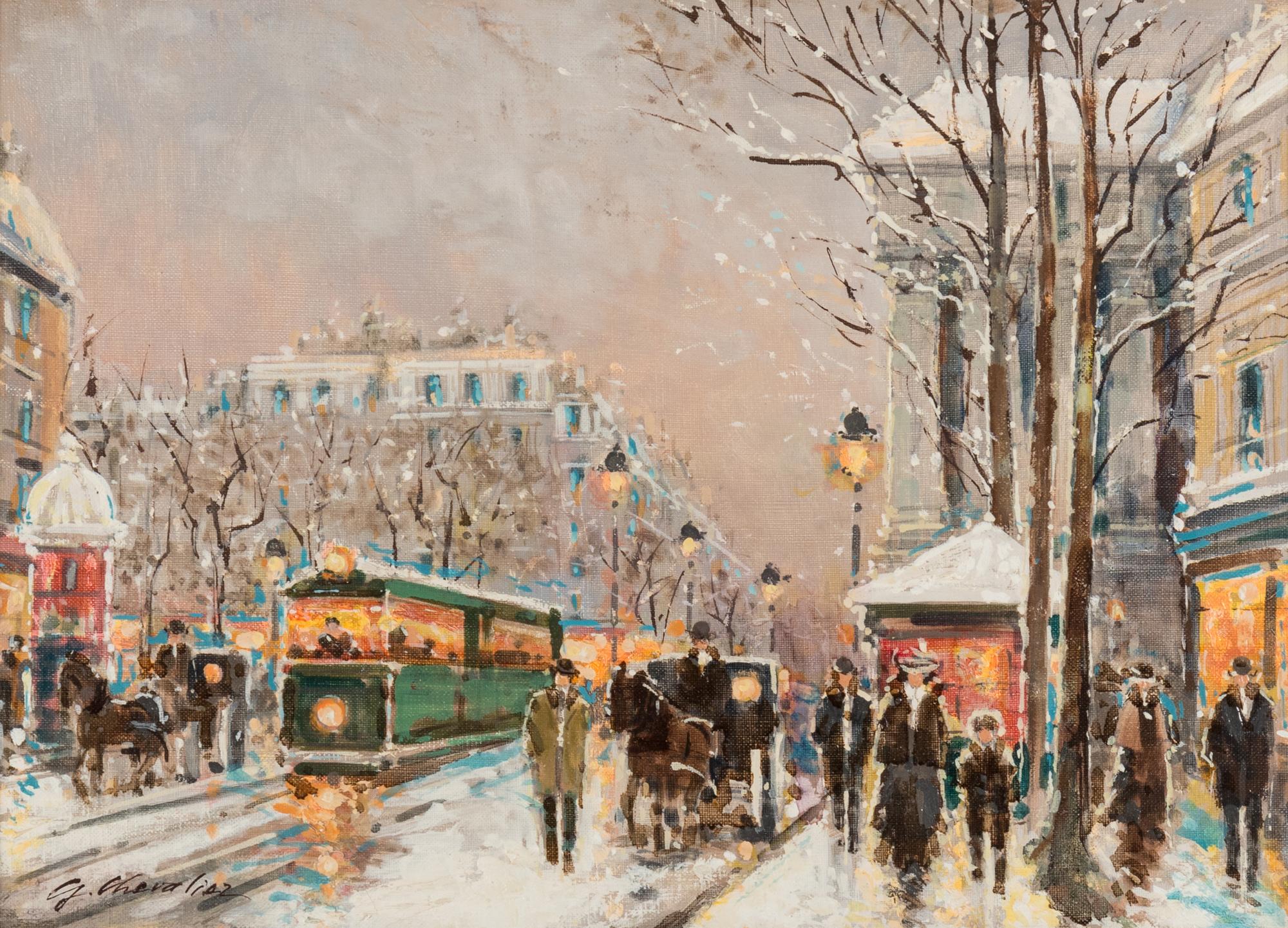 Two works: Parisian Street Scenes
