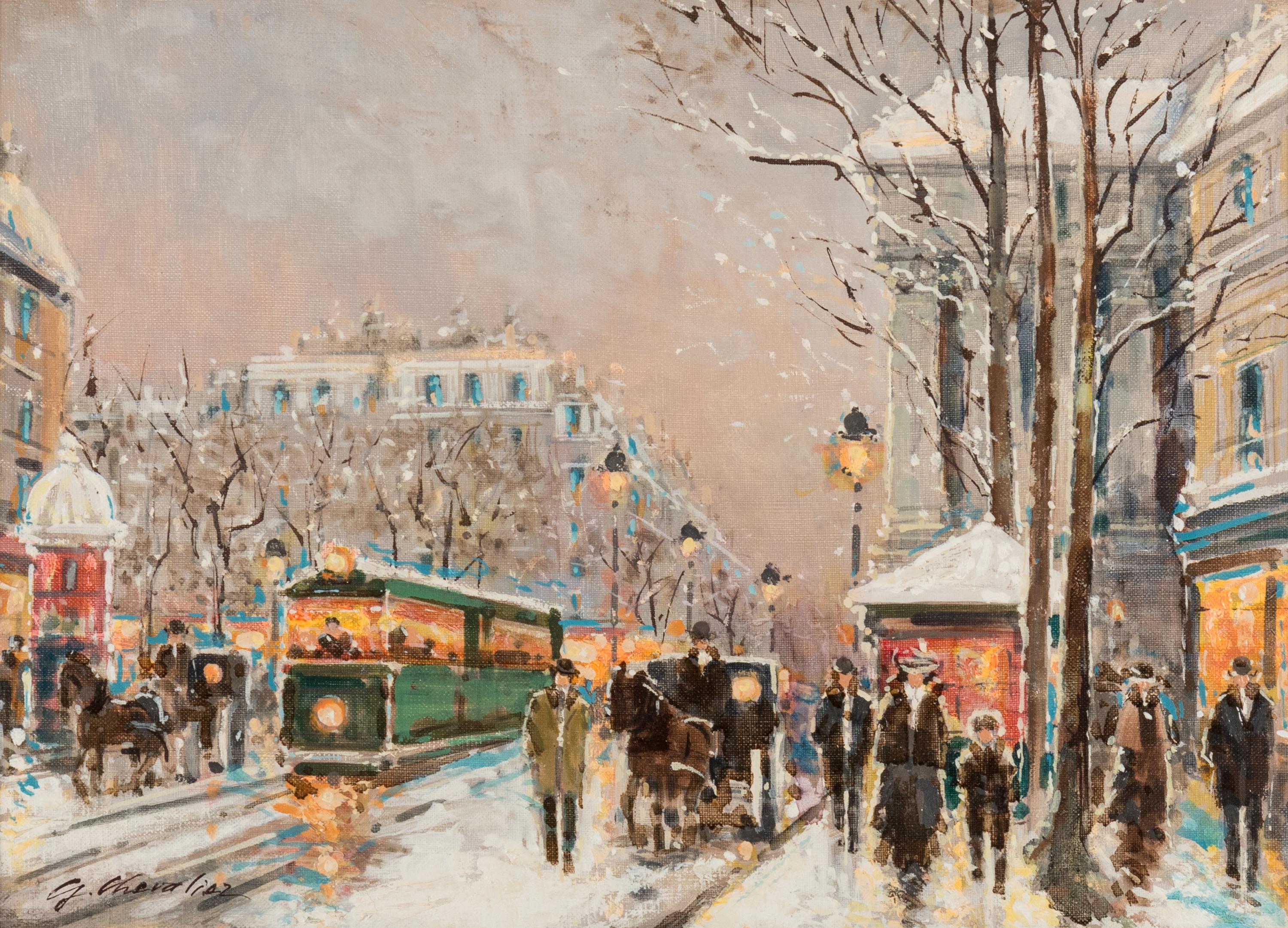 Two works: Parisian Street Scenes