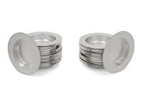 A Set of Twenty-One English Silver Place-Setting Ash Trays