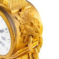 A French Neoclassical Gilt Bronze Mantel Clock