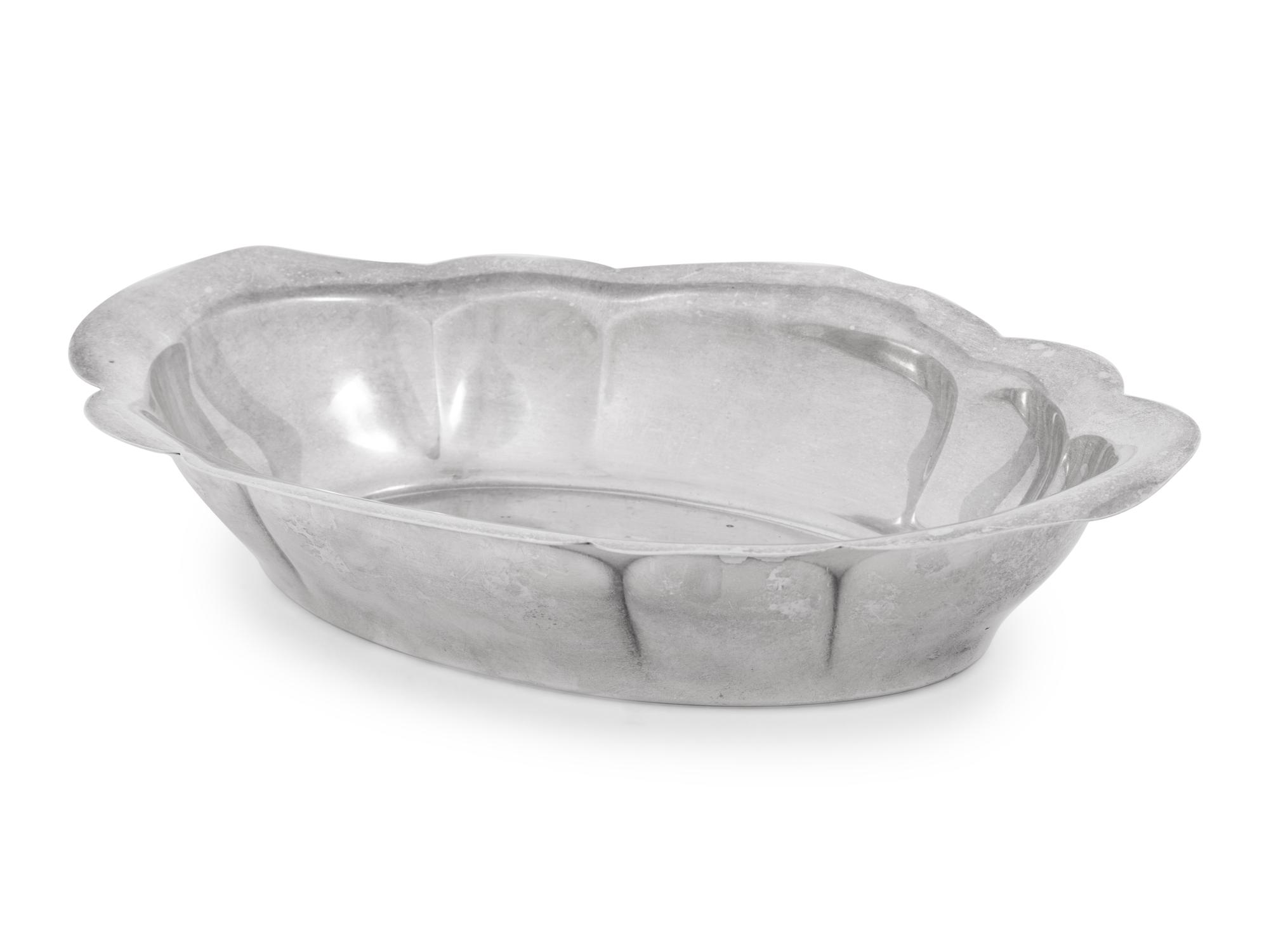 An American Silver Dish