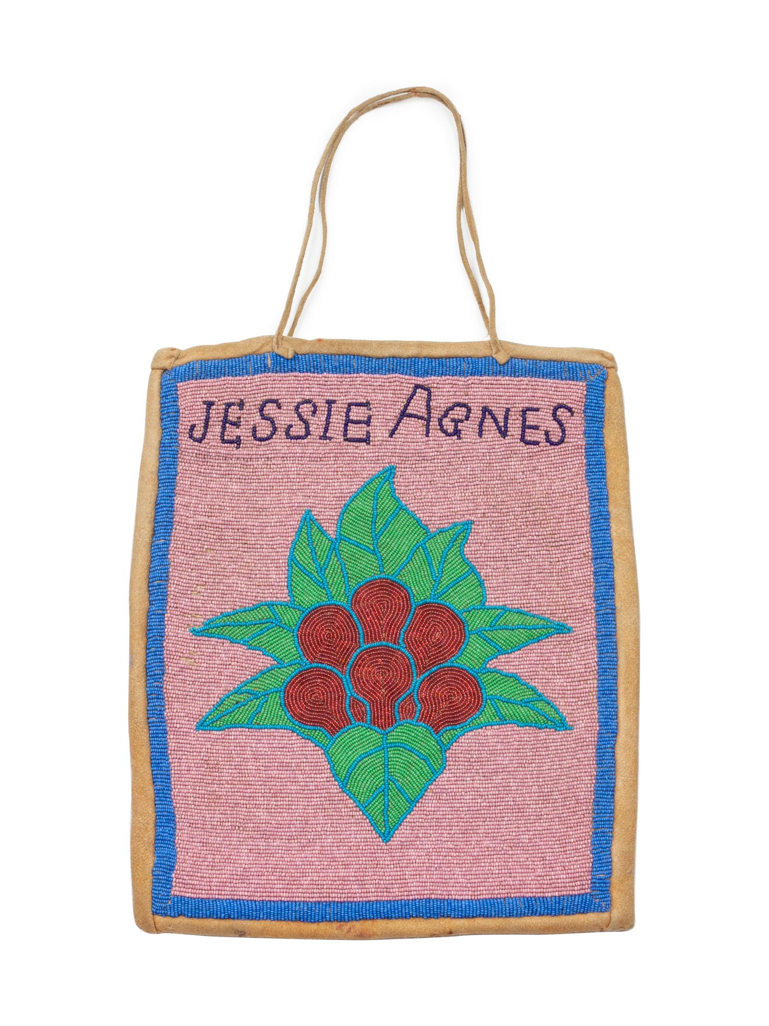 Plateau Beaded Hide Bag