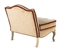 A Pair of Louis XV Style Painted Slipper Chairs