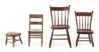 A Group of Three Children's Chairs