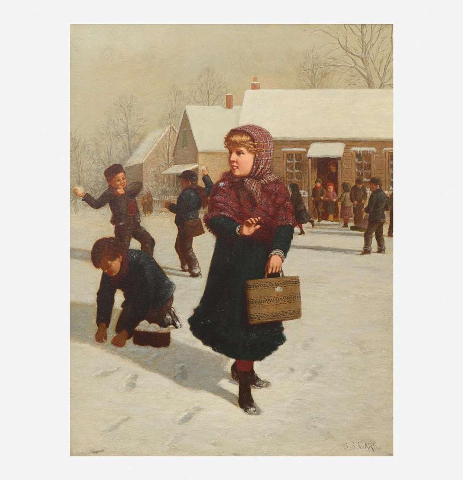 Samuel S. Carr (American, 1837-1908) - School Days