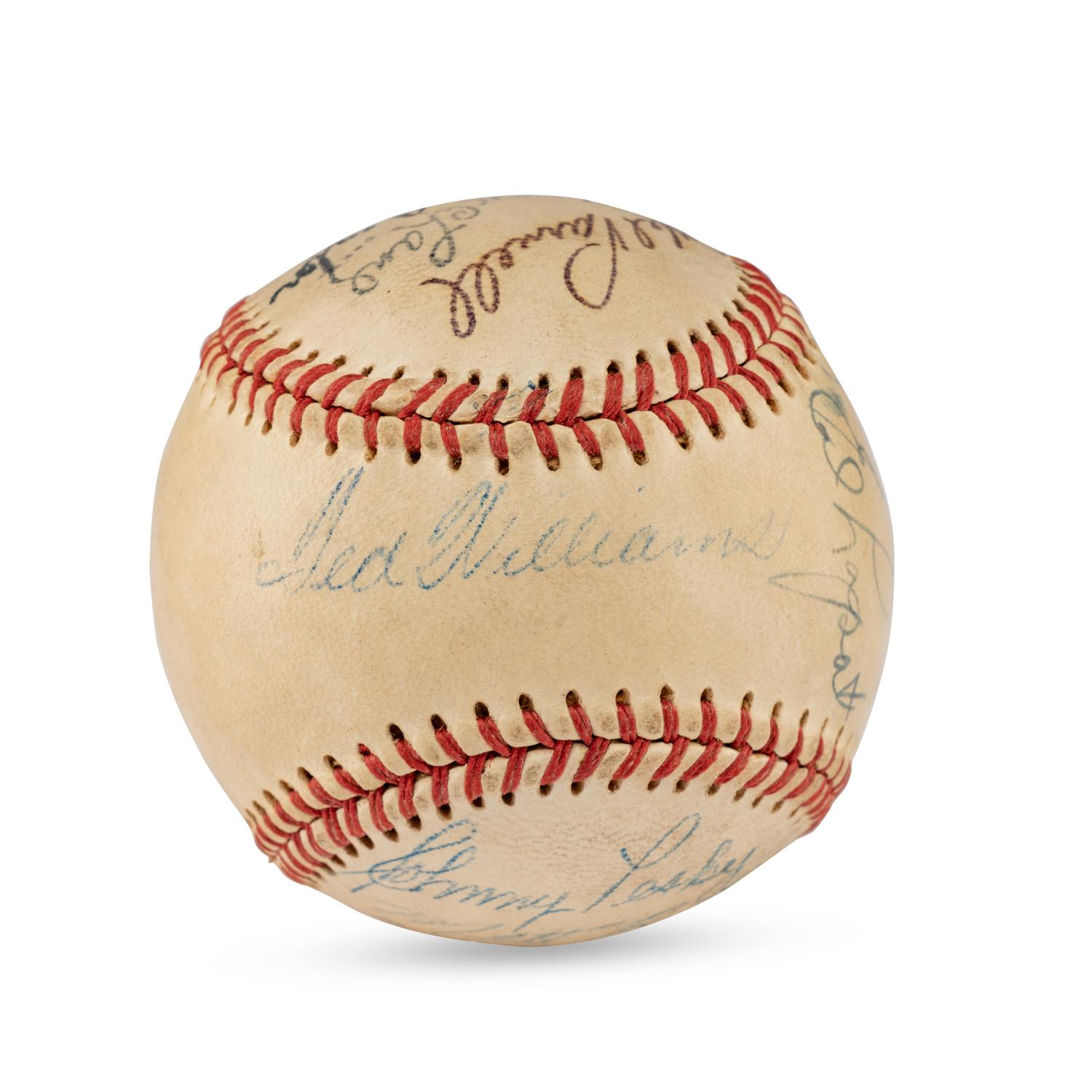 A 1951 Boston Red Sox Team Signed Autograph Baseball