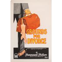 Nine Paramount Pictures "Grounds for Divorce" Film Posters