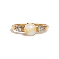 COLLECTION OF YELLOW GOLD AND CULTURED PEARL JEWELRY