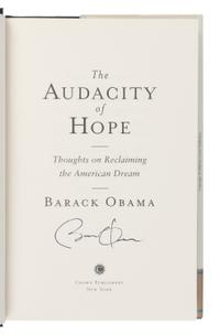 OBAMA, Barack (b. 1961). A group of 4 FIRST EDITIONS, ALL SIGNED, comprising:
