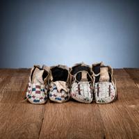 Arapaho and Cheyenne Child's Moccasins