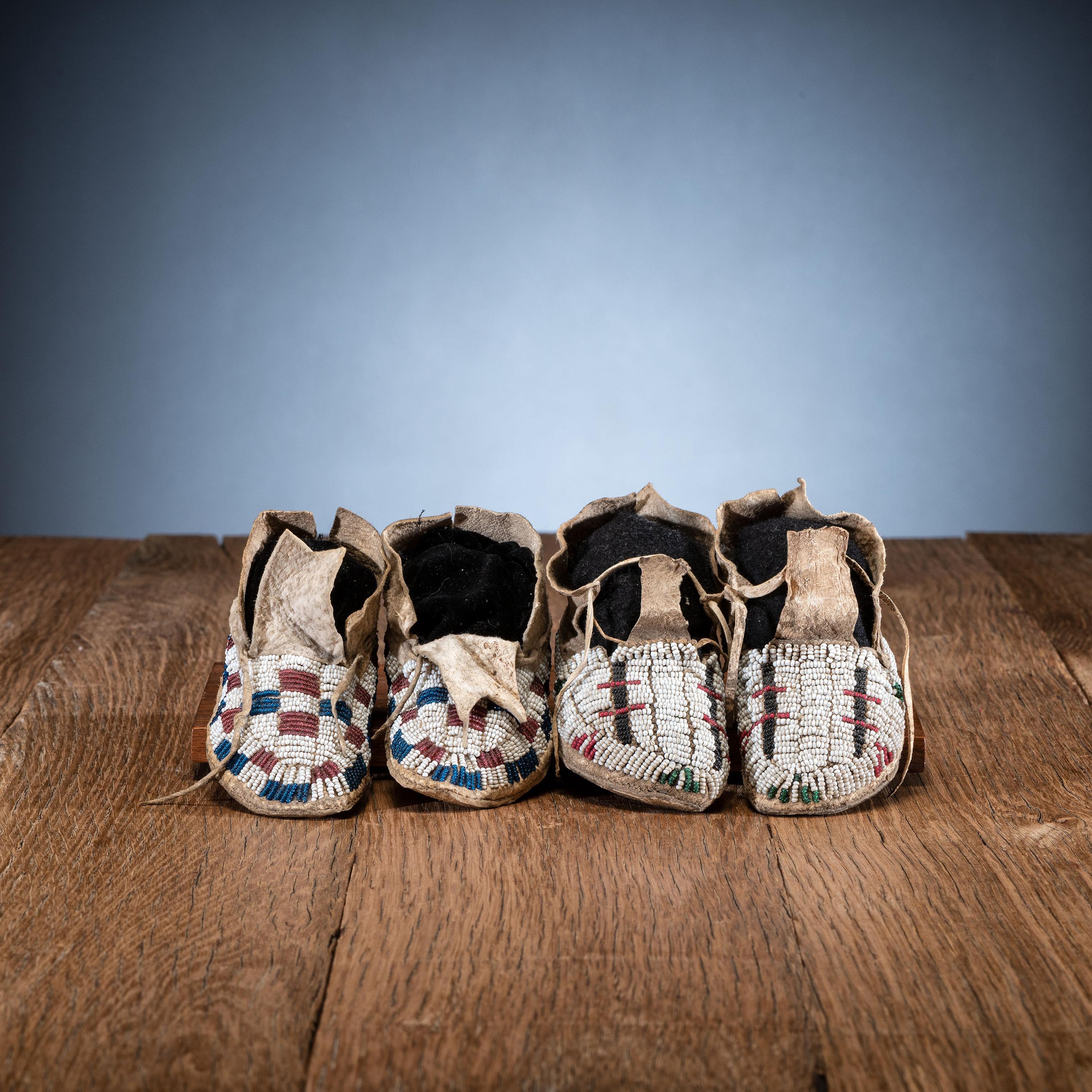 Arapaho and Cheyenne Child's Moccasins