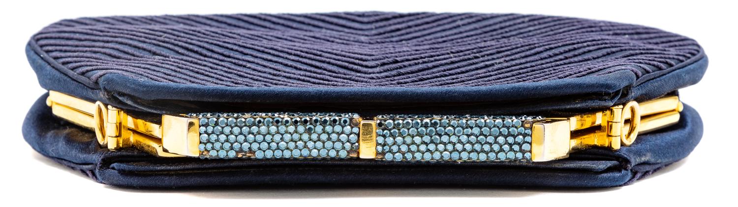 Judith Leiber Navy Blue Bag,