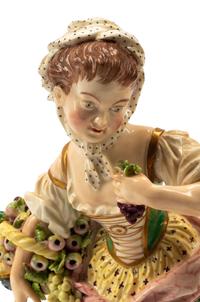 A Pair of Meissen Porcelain Figures