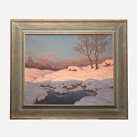 Ivan Fedorovich Choultsé (Russian, 1877–1932) Soir de Novembre (Russie)