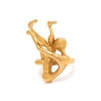 JEAN MAHIE, HIGH KARAT GOLD FIGURAL RING
