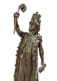 Henri Ple, (French, 1853-1922), Cuauhtemoc, Aztec Emperor