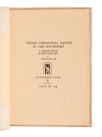 [NATIVE AMERICANS] S(tewart), D(orothy) N. Indian Ceremonial Dances in the Southwest.