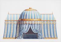 A Group of Gilt Framed Color Reproductions of Dams & Zega's Watercolors Chinoiseries Framed 13 5/8 x 17 1/2 inches. — 20TH CENTURY