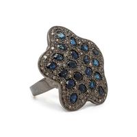 SAPPHIRE AND DIAMOND JEWELRY SUITE