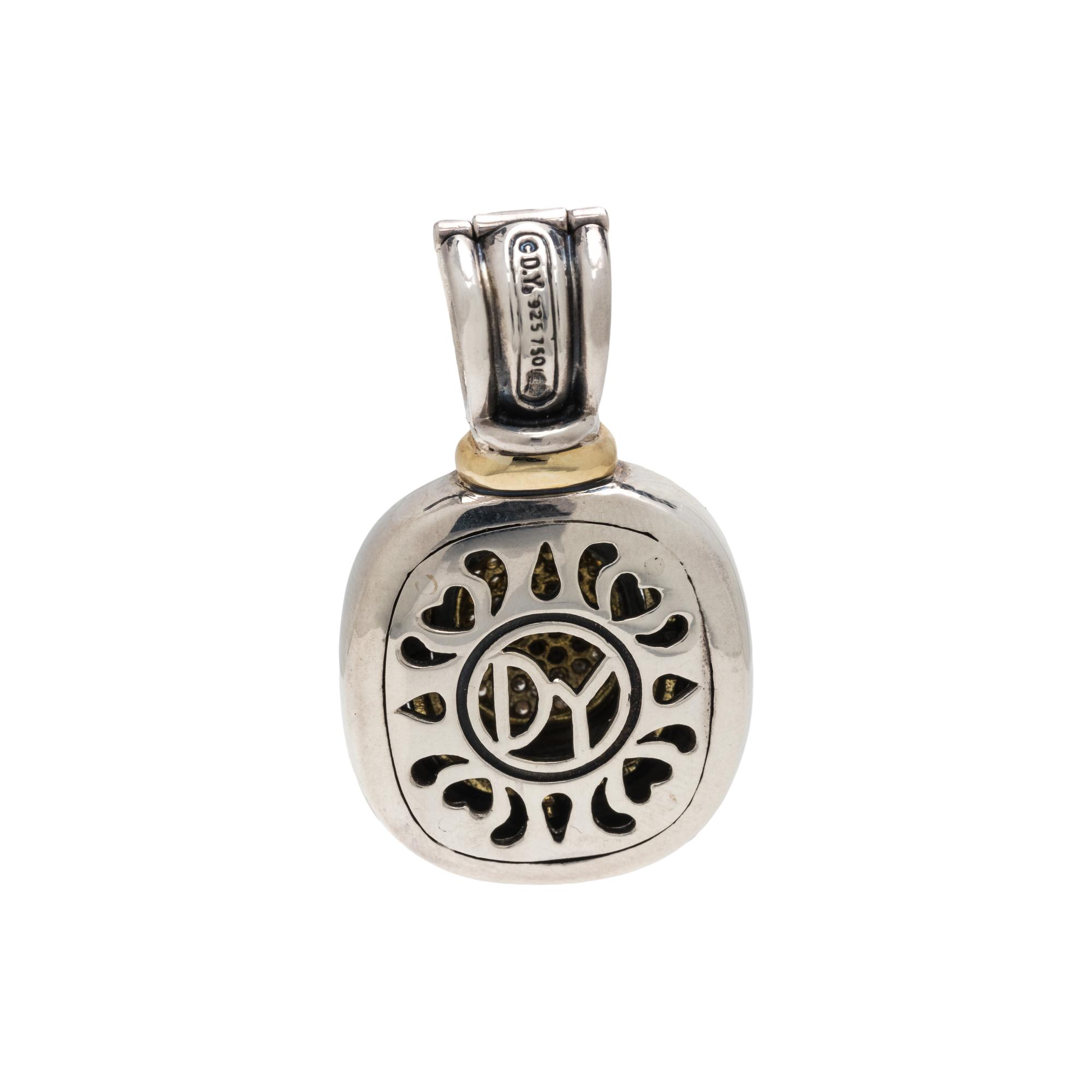 DAVID YURMAN, DIAMOND 'ALBION' PENDANT