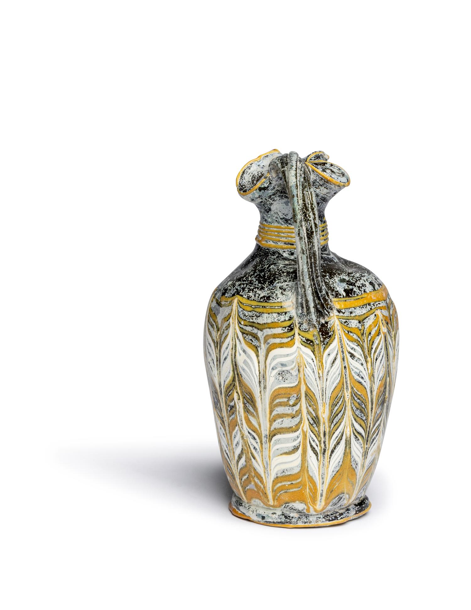 A Greek Core-Formed Glass Oinochoe