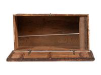 A Country Painted Yellow Pine Storage Chest