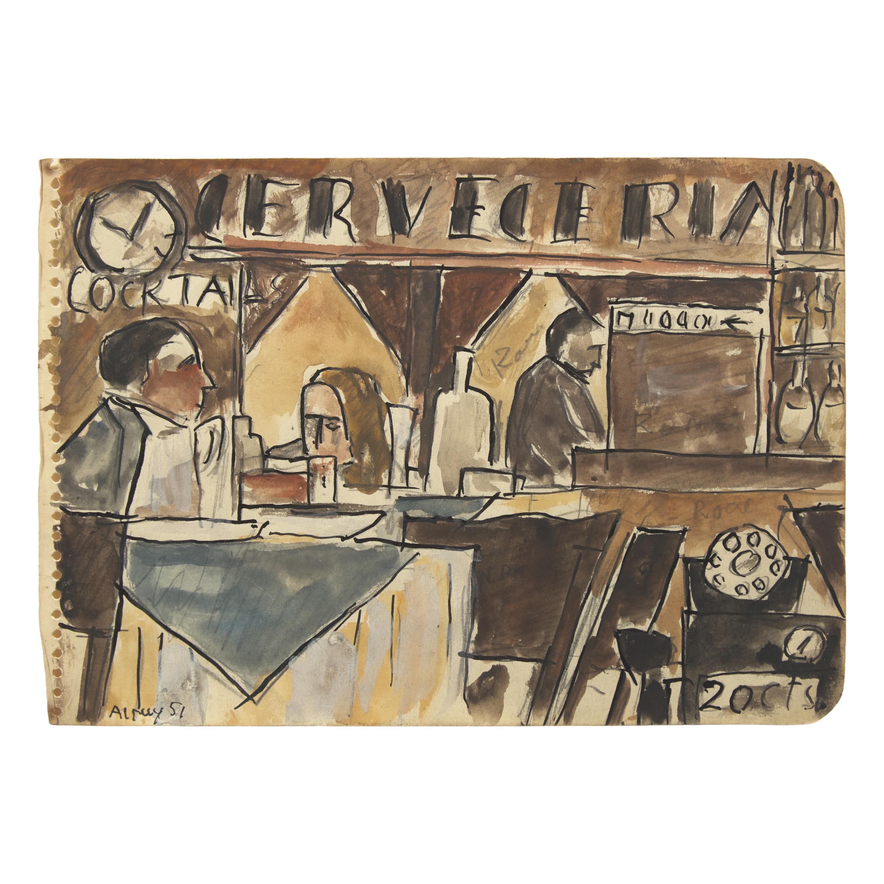 Julio Alpuy (Uruguayan, 1919-2009) — Restaurant , 1951