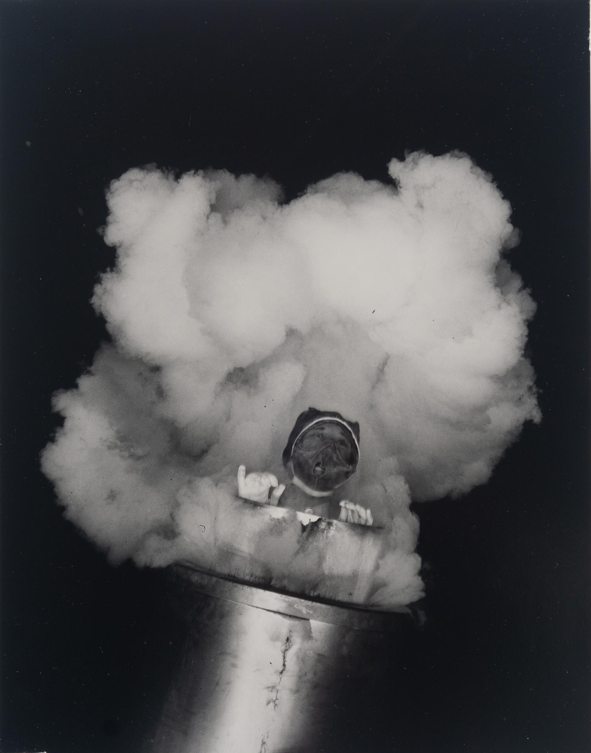 Female 'Human Cannonball' at a Circus in Texas, 1947