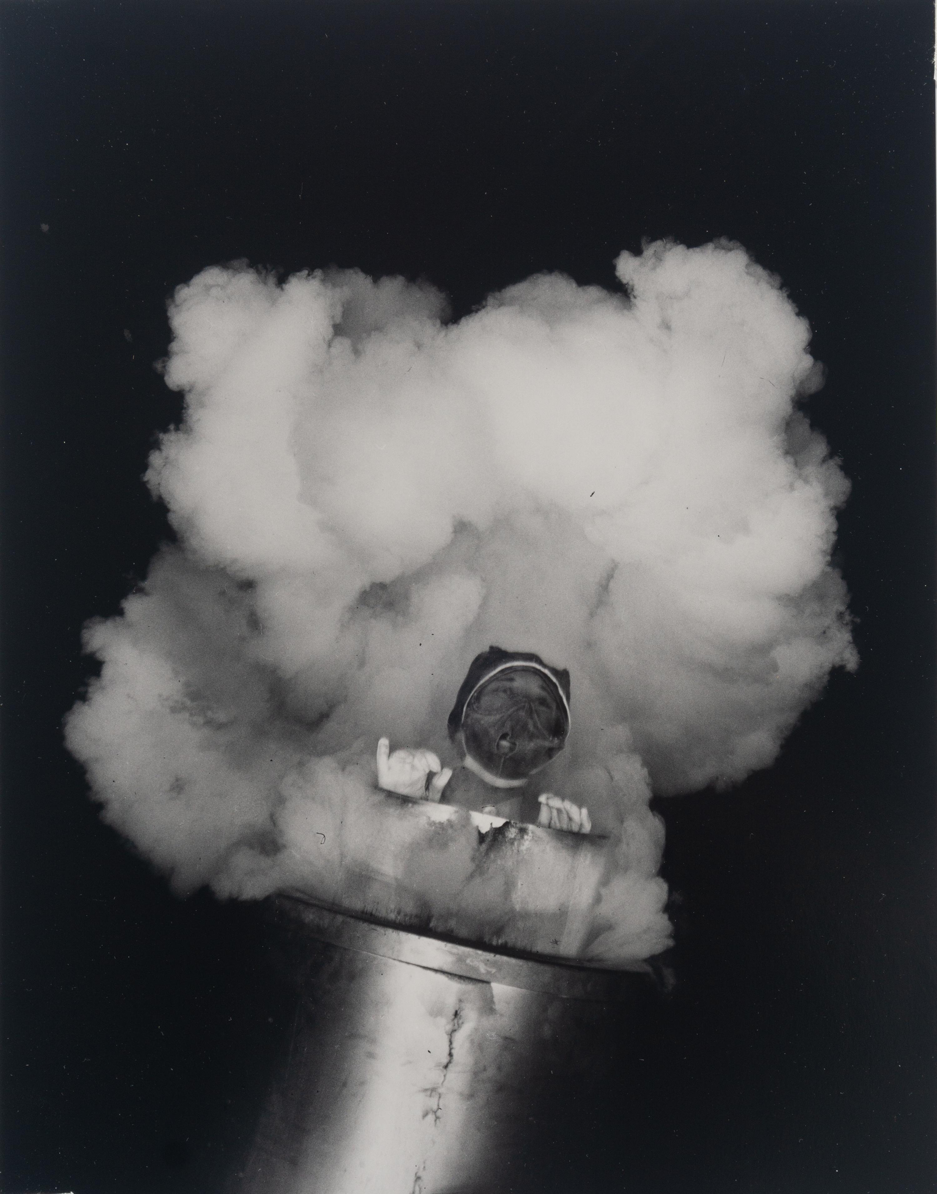 Female 'Human Cannonball' at a Circus in Texas, 1947
