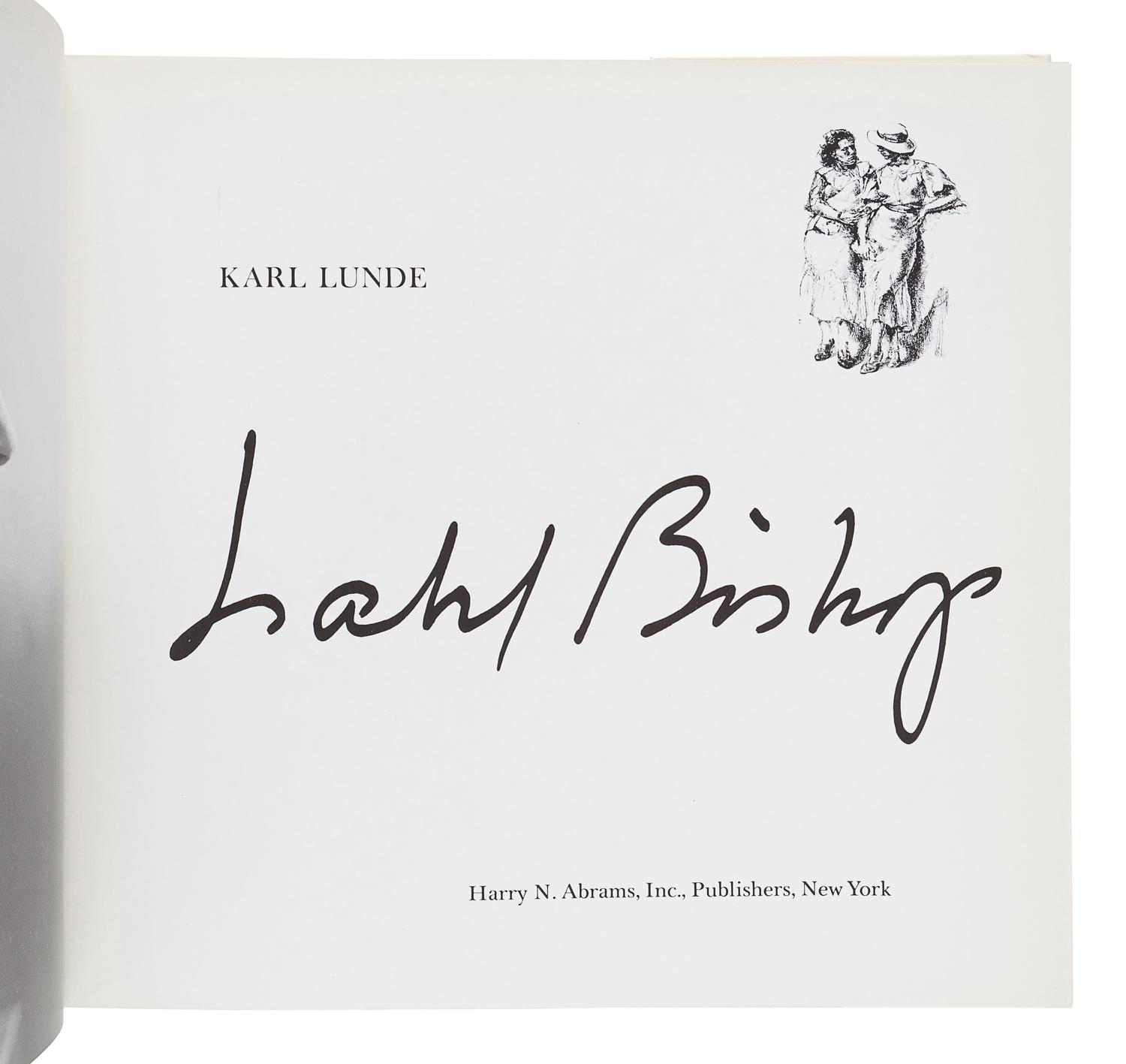 [BISHOP, Isabel (1902-1988)]. LUNDE, Karl. Isabel Bishop. New York: Harry N. Abrams, Inc. 1975.